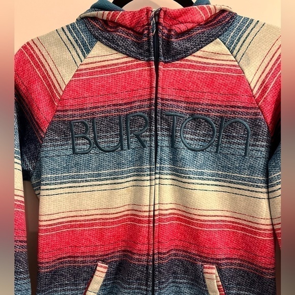 Burton WB Peak Hooded Fleece Lined Jacket LARGE large - Picture 6 of 13